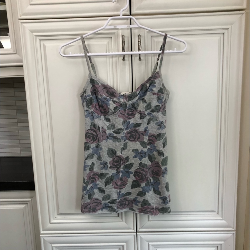 Aritzia Wilfred floral women’s tank top
